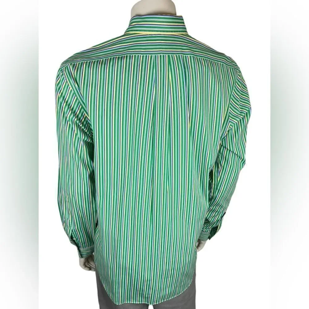 NWOT Polo by Ralph Lauren Colorful L/S Casual Button Down Classic Fit XL